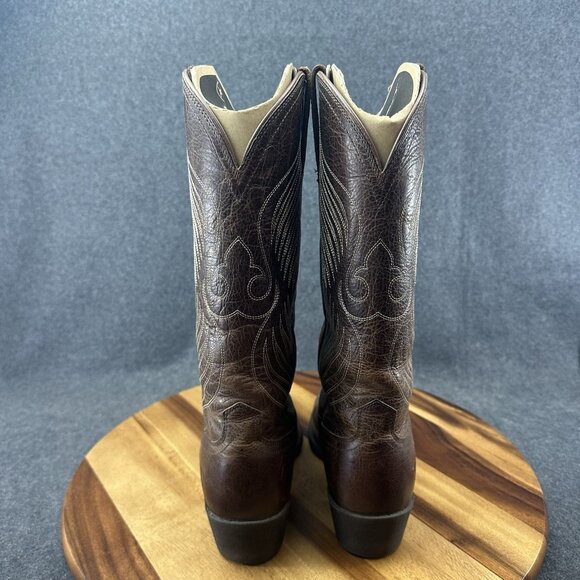 Ariat Women’s Round Up X Toe Western Cowboy Boots Size 9B Wicker Brown 10016352 - Picture 7 of 11